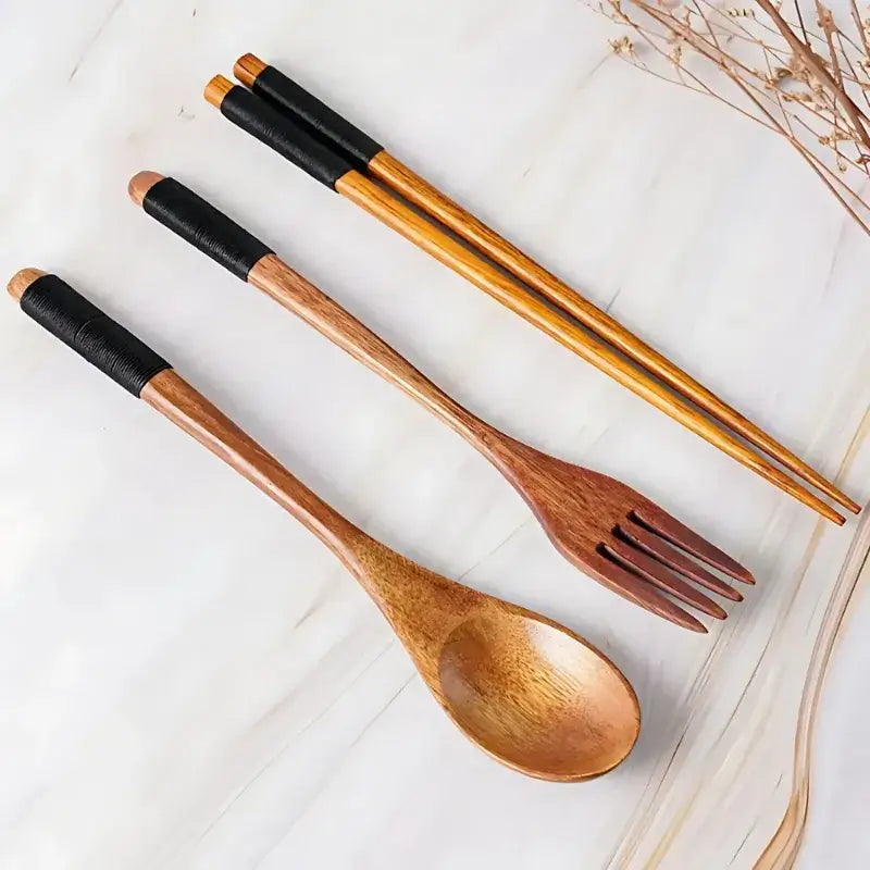 Kit de Talheres Yakusoku | 3 Peças