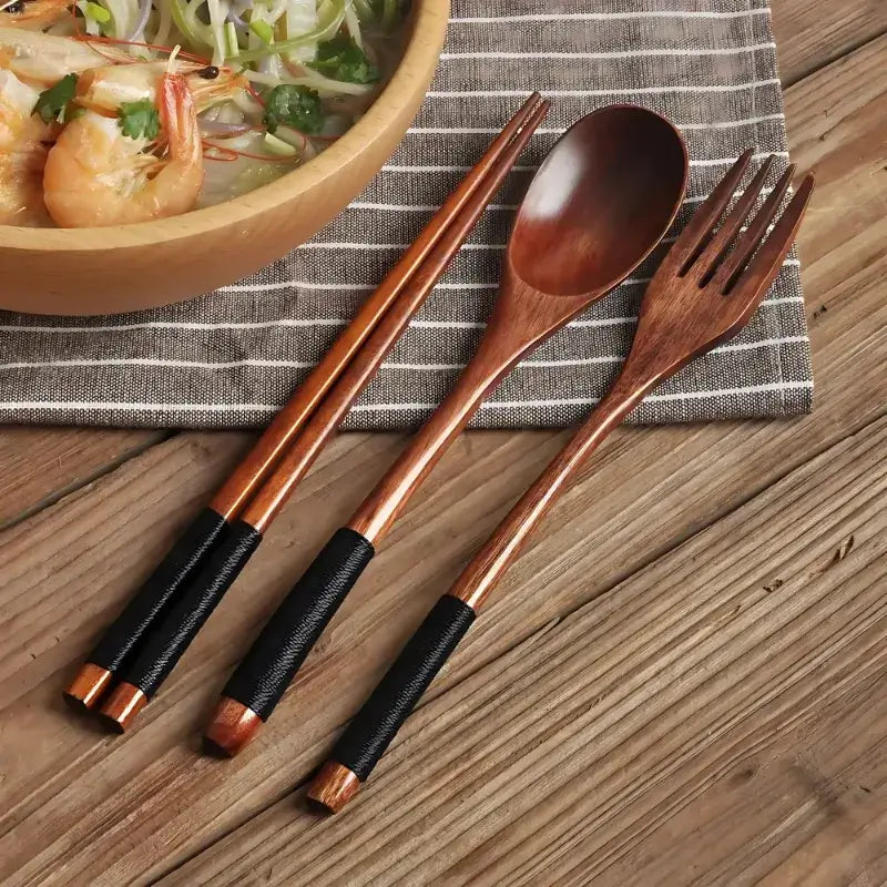 Kit de Talheres Yakusoku | 3 Peças