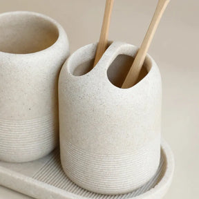 Kit Banheiro Minimalista Atena | 5 Peças