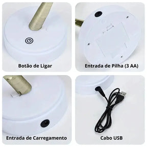 Luminária Elegante Raiz de Outono