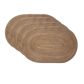 Conjunto Americano Oval de 4 Peças em Algodão