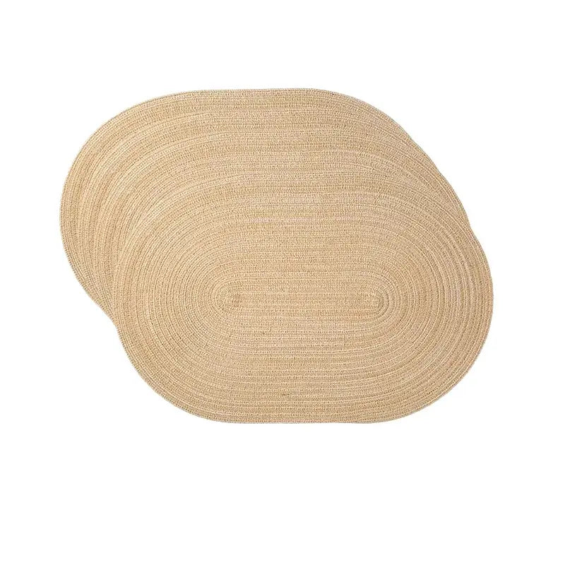 Conjunto Americano Oval de 4 Peças em Algodão